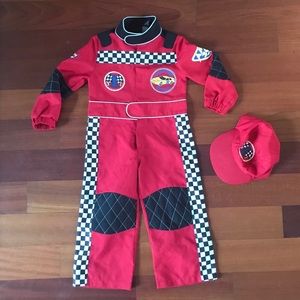 Kids race car driver costume